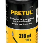 Lata de gas butano para encendedor 125 ml GAS-125 25131 Pretul