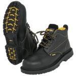 Zapatos de casquillo n25 color negro, agujeta bicolor, Pretul ZC-025N 25990 Pretul