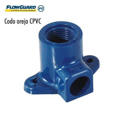 CODO OREJA DE CPVC 1/2 FLOWGUARD AZUL  26-F8107-005