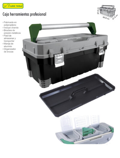 CAJA DE HERRAMIENTAS 25 PROFESIONAL LION TOOLS 1