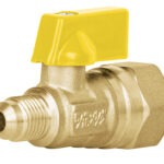 Válvula de control para gas de latón  5/16 x 1/2 VG-554-N 41060 Foset
