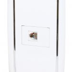 Toma de teléfono con placa Vicenza SANELEC 4260