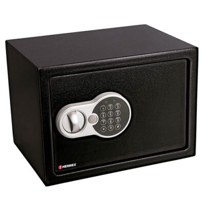 Caja de seguridad electrónica, 31 cm, 12 litros CASE-31 43080 Hermex 1