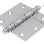 Bisagra cuadrada 2', acero inoxidable, redonda BC-204R 43220 Hermex