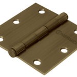 Bisagra cuadrada 3-1/2', antiguo, plana BC-352P 43252 Hermex