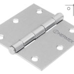 Bisagra cuadrada 2 plana color mate BC-203P 43259 Hermex