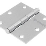 Bisagra cuadrada 3-1/2', mate, plana BC-353P 43262 Hermex