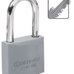 Candado de hierro 45mm gancho largo CHB-45L 43327 Hermex