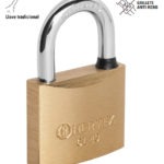Candado 40 mm  de latón CL-40 43428 Hermex