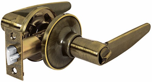 Cerradura de manija para recamara latón antiguo EMA-2R 43661 Hermex 1 Cerradura de manija para recamara latón antiguo EMA-2R 43661 Hermex