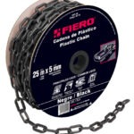 Cadena de plástico de 5 mm, negra CAPL-5N 44170 Fiero