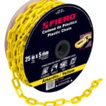 Cadena de plástico de 5mm, amarilla CAPL-5M 44172 Fiero
