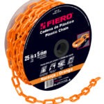 Cadena de plástico de 5mm, naranja CAPL-5A 44175 Fiero