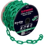 Cadena de plástico de 8mm, verde CAPL-8V 44184 Fiero