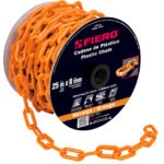 Cadena de plástico de 8mm, naranja CAPL-8A 44185 Fiero