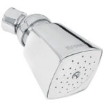 Regadera cuadrada metálica sin brazo Aqua R-501S 44494 Foset