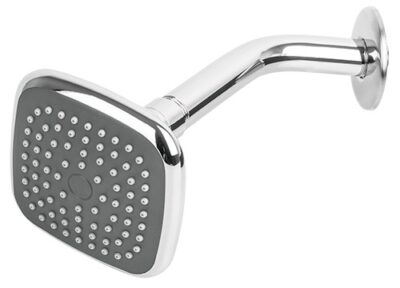 Regadera cuadrada ABS, 3-3/4' con brazo Basic R-401 45065 Foset