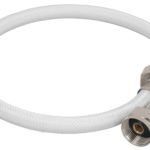 Manguera para baño 50 cm vinilo blanca, usos generales FWC-50B 45314 Foset