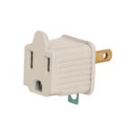 Adaptador gris 3 a 2 AD-32G-G 46257 Volteck