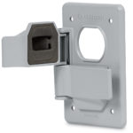 Placa de acero FS con cubierta doble sobreponer  PAFIN-DOS 46433 Volteck
