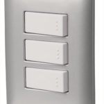Placa armada 2 interruptores sencillos y escalera color plata PA-APTR-EIP 46483 Volteck