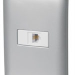 Placa armada con entrada para teléfono línea Italiana plata PA-TE-IP 46486 Volteck
