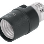 socket de PVC con sensor de luz Volteck POBA-19 46516