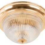 Luminario decorativo latonado 2X, E26 SOB-101S 46626 Volteck