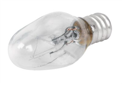 Focos incandescentes transparentes base E12 7.5watts FI-50T 46823 Volteck