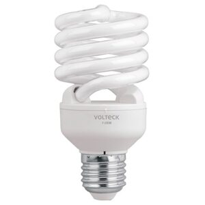 Foco 23w fluorescente espiral mini T2 F-23EM 46838 Volteck