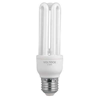 Foco ahorrador 3u 15w T3 F-15T3 46844 Volteck
