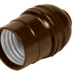 Portalámpara de baquelita para foco POBA-10G 47040 Volteck