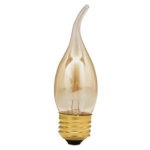 Foco incandescente vintage, 40W flama FIV-40F 47108 Volteck