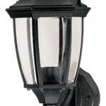 farol soportado negro, 1XE26 ARB-101S 47289 Volteck