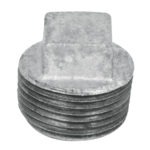 Tapón macho galvanizada 3/4 pulgada 19 mm