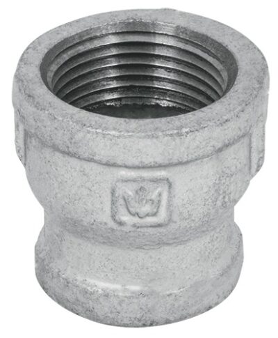 Reducción campana galvanizada 25-19 mm 1 x 3/4 pulgada