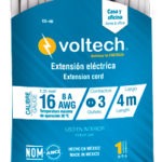 Extensión eléctrica 6 metros Volteck ED-6B 48024 Volteck
