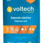 Extensión eléctrica uso rudo 6 metros calibre 16 ER-6X16 48044 Volteck