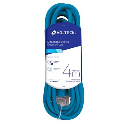 Extensión uso rudo aterrizada 4 metros calibre 16 ERA-4X16 48057 Volteck