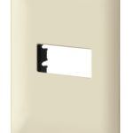 Placa 1 módulo de ABS línea Italiana color marfil PPSE-I 48088 Volteck