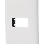 Placa 1 módulo de ABS línea Italiana color blanco PPSE-IB 48134 Volteck