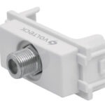 Toma de televisión color blanco TV-IB 48141 Volteck