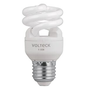 Foco 7 w, espiral mini, T2, Volteck F-7EM 48202 Volteck