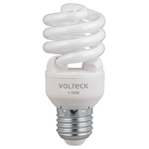 Foco fluorescente 15w espiral T2 mini  Volteck F-15EM 48204 Volteck