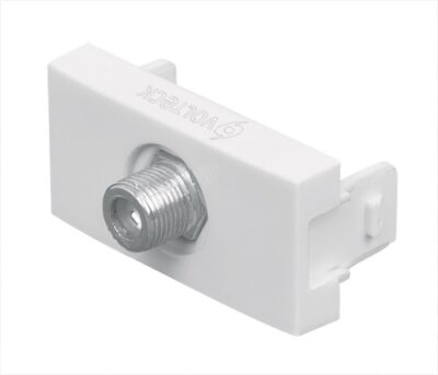 Toma de televisión color blanco TV-OB 48326 Volteck