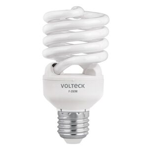 Foco fluorescente 25w espiral mini T2  F-25EM 48506 Volteck