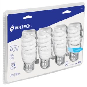 Foco ahorrador 9w espiral mini T2 F-9EMX4 48508 Volteck