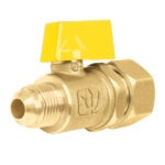 Valvula de control para gas de latón con barrilito VG-554-B 49116 Foset