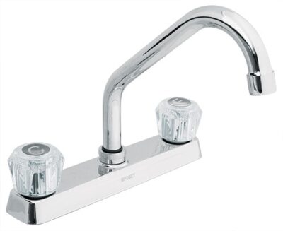 Mezcladora para fregadero corta manerales acrílicos F-317A 49286 Foset