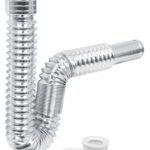 Céspol flexible para lavabo o fregadero, acabado cromado CE-236 49507 Foset
